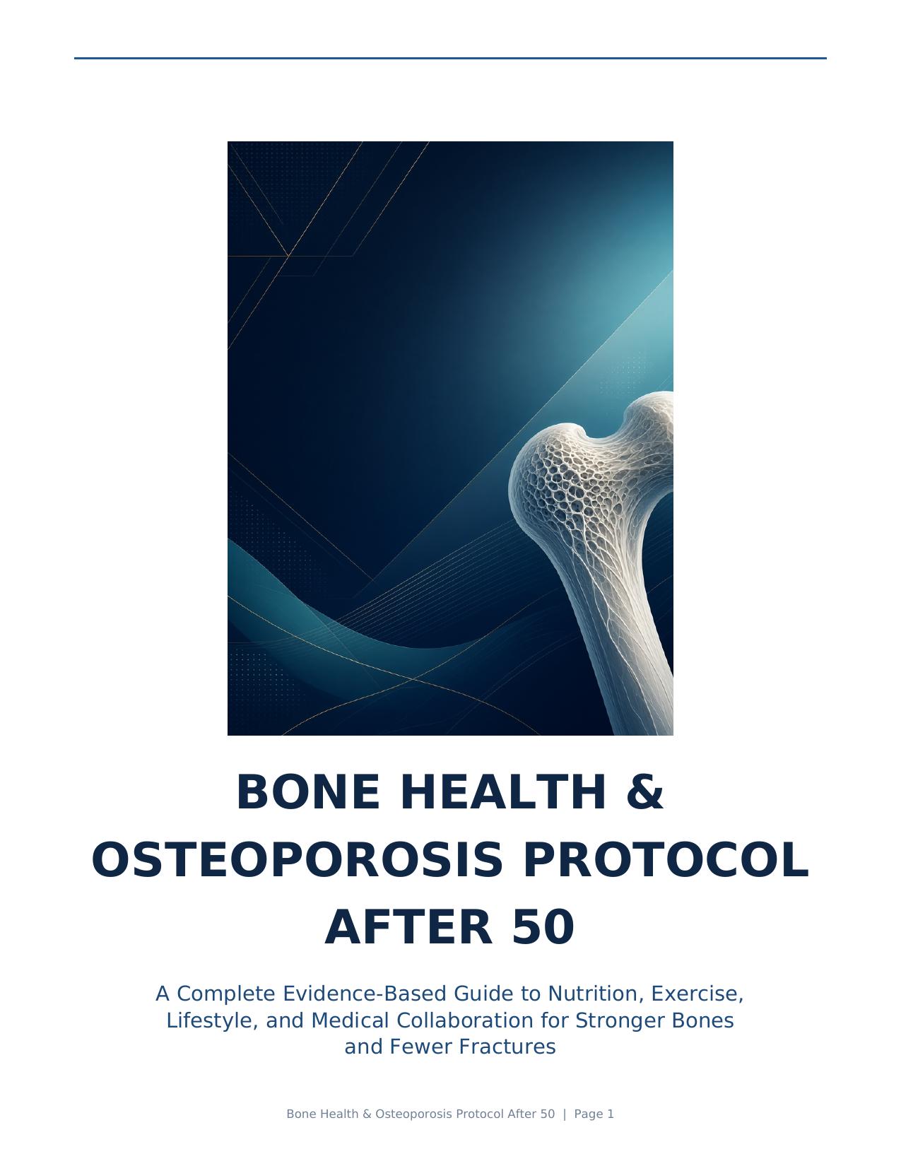 Bone Health Protocol cover